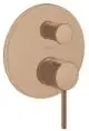 AXOR-HG-AXOR-Starck-Einhebel-Wannenmischer-Unterputz-mit-Pingriff-und-integrierter-Sicherungskombination-nach-EN1717-Brushed-Red-Gold-10418310 gallery number 1